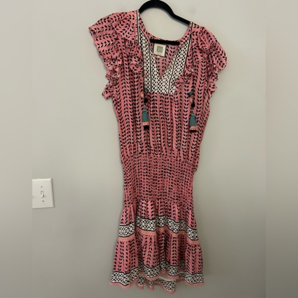Bell by Alicia Bell Silk and Cotton Mini‎ Dress